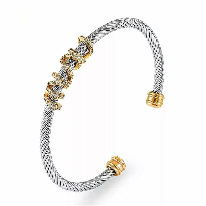 Layered necklaces and pendants for a trendy and fashionable stacked look-Stella Cuff