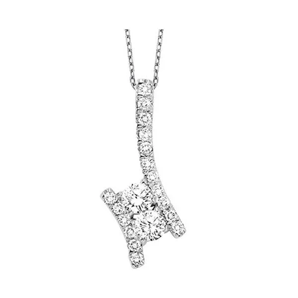 Best necklaces and pendants with adjustable chains for a customizable fit-14KT WHITE GOLD DIAMOND (3/4CTW) PENDANT