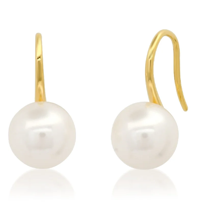 Lead Free Drop Earrings for Health -WIRE PEARL EARRINGS